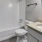 Large, well-lit bathroom