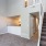 living room with easy-to-access stairs